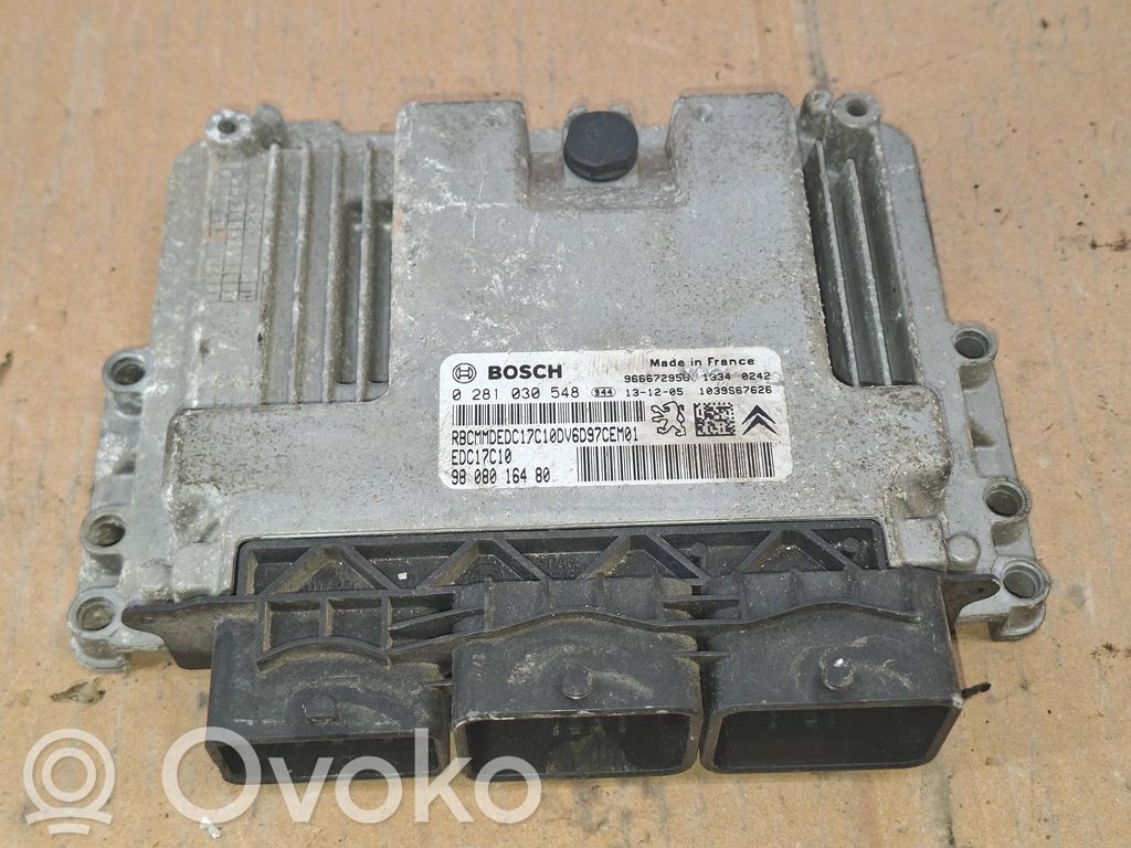 Citroen C4 I Picasso Engine control unit/module 
