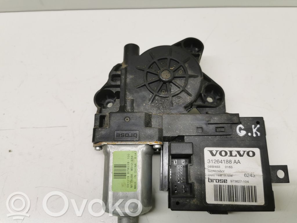 Volvo V50 Silniczek podnoszenia szyby drzwi tylnych 