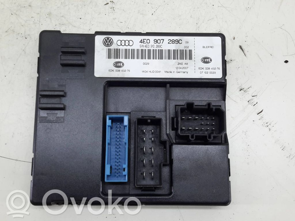 Audi A8 S8 D3 4E Komforta modulis 