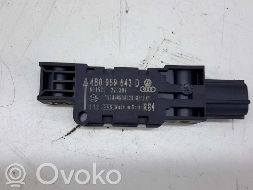 Airbag deployment crash/impact sensor   4B0959643D,601525,270307