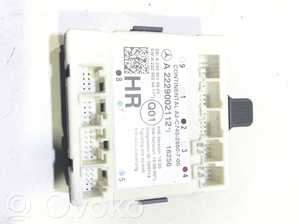 Mercedes-Benz C W205 Door control unit/module 