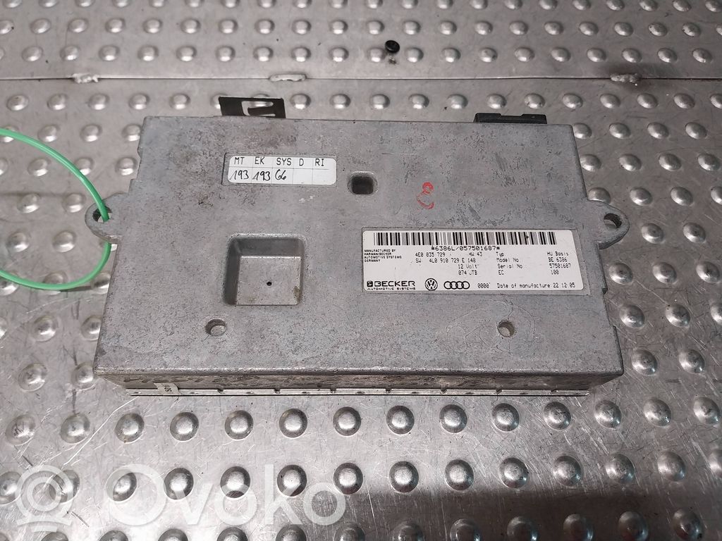 Audi A6 S6 C6 4F Navigacijos (GPS) valdymo blokas 