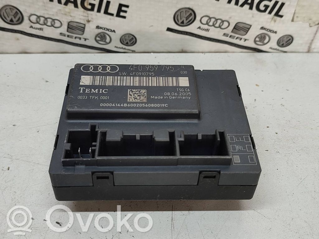 Central body control module   4F0959795,08062005,4F0910795,0033TFK0001
