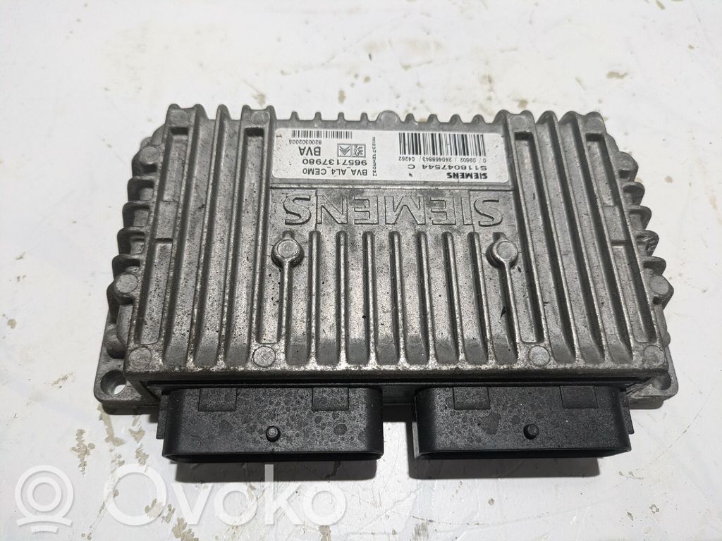 Peugeot 206 Engine control unit/module 