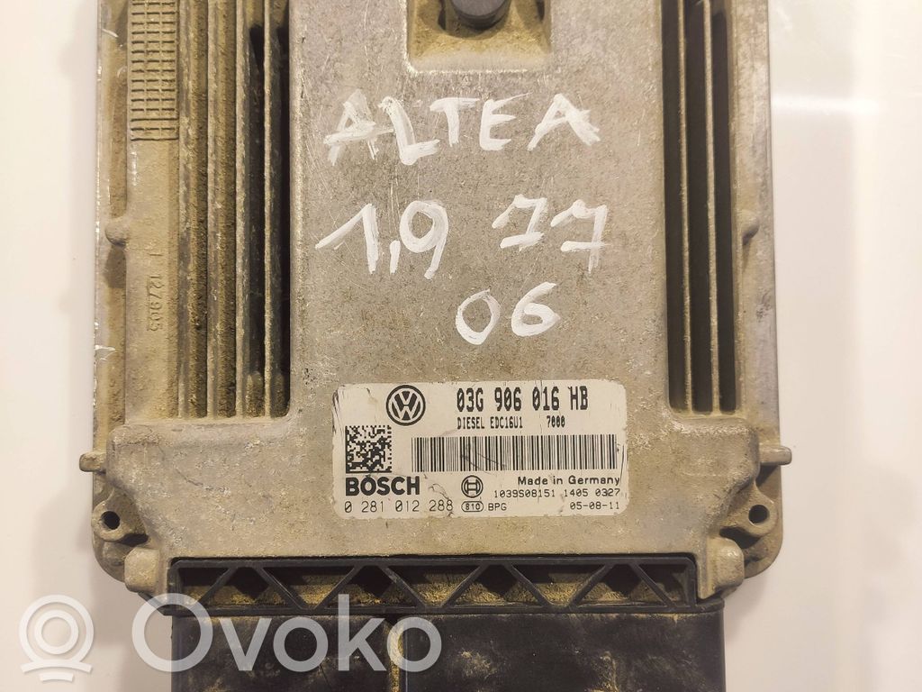 Seat Altea Engine control unit/module 