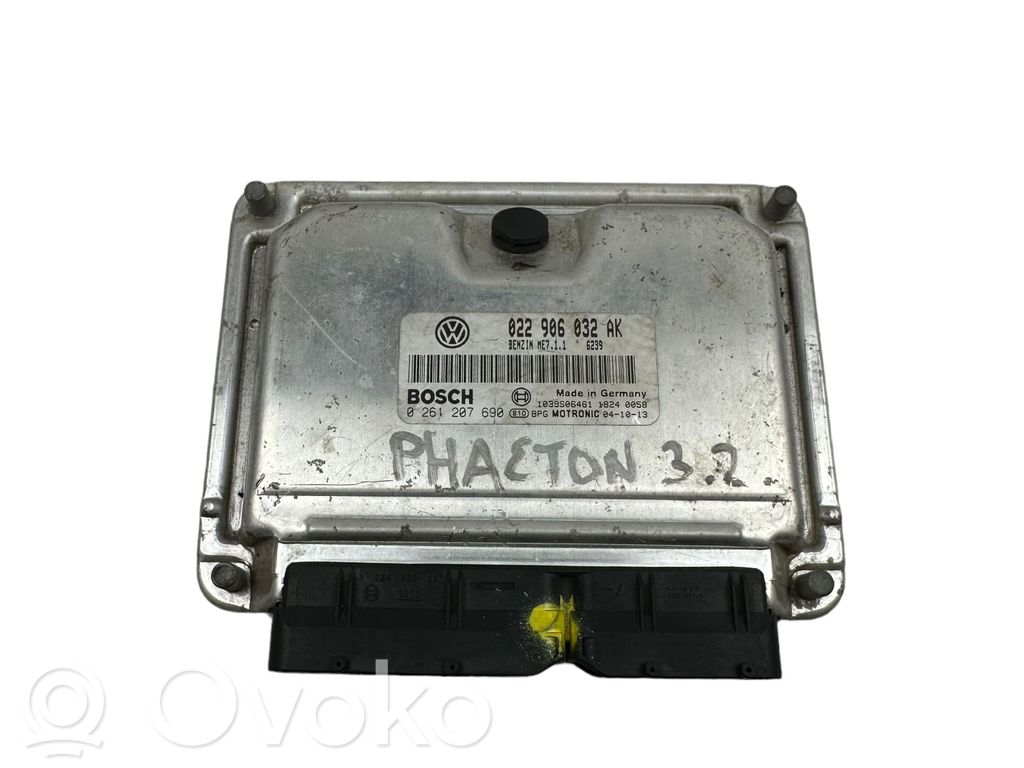Engine control unit/module   022906032AK,1039S06461,0261207690