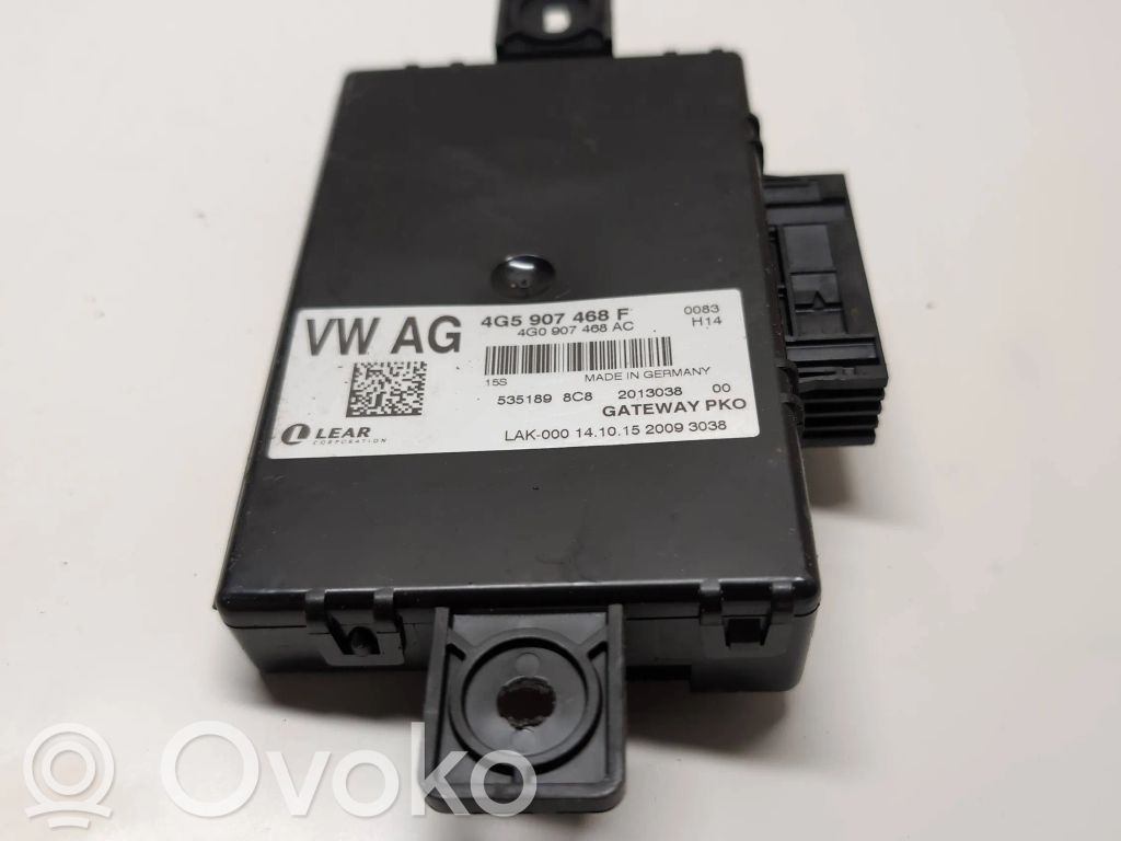 Audi A6 Allroad C7 Gateway control module 