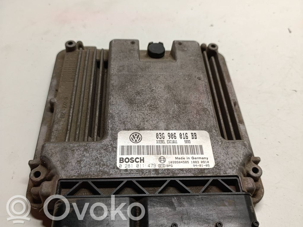 Volkswagen Touran I Unitate/modul de control motor 