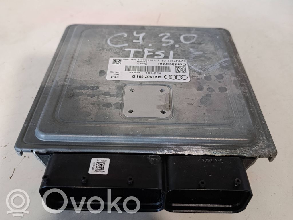 Engine control unit/module   4G0907551D,4G0907551A,5WP4715204