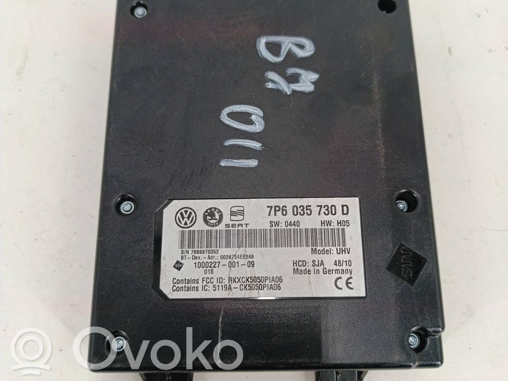 Volkswagen PASSAT B7 Bluetooth control unit module 