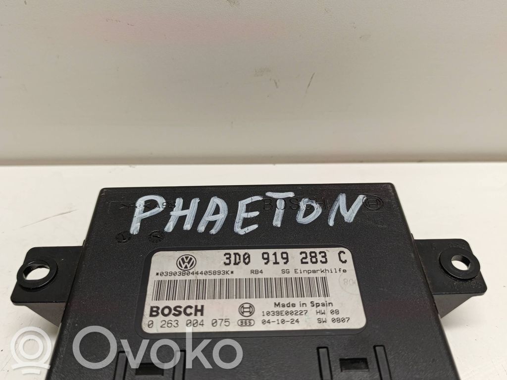Parking PDC control unit/module   3D0919283C,0263004075,1039E00227