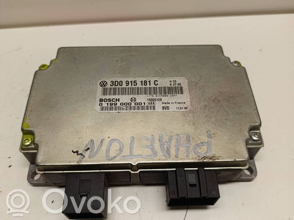 Volkswagen Phaeton Other control units/modules 