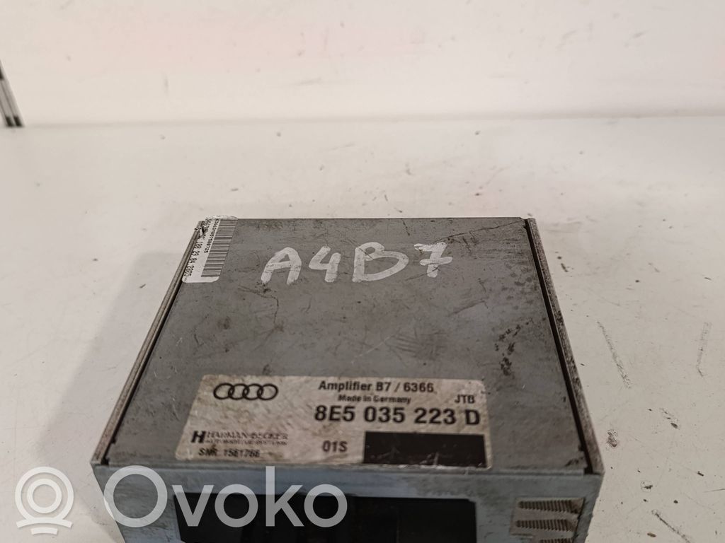Audi A4 S4 B7 8E 8H Amplificatore 