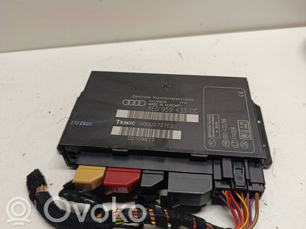 Audi A4 S4 B7 8E 8H Módulo de confort/conveniencia 