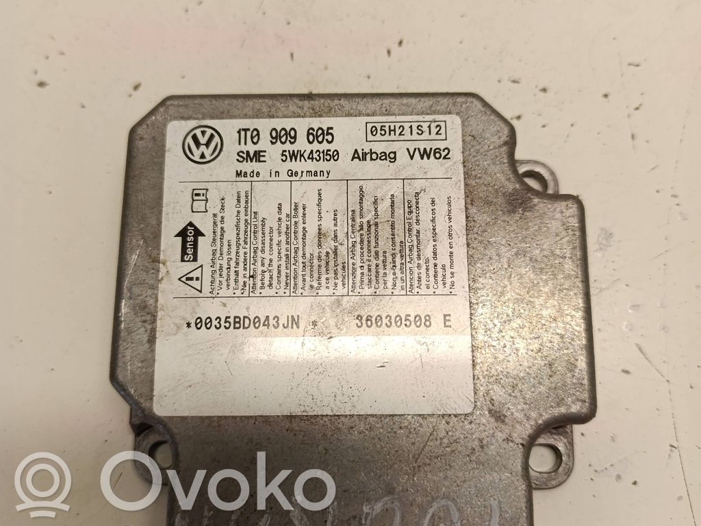 Volkswagen Touran I Unitate/modul de comandă airbaguri 
