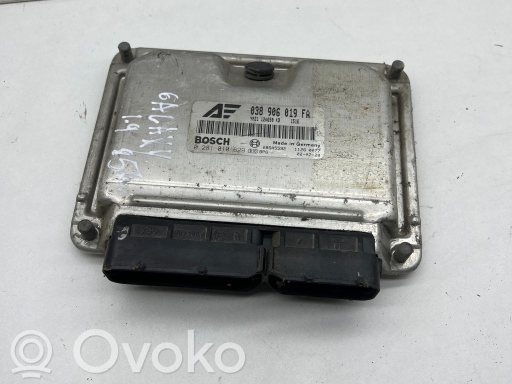 Engine control unit/module   038906019FA,YM2112A650KB,28SA5592