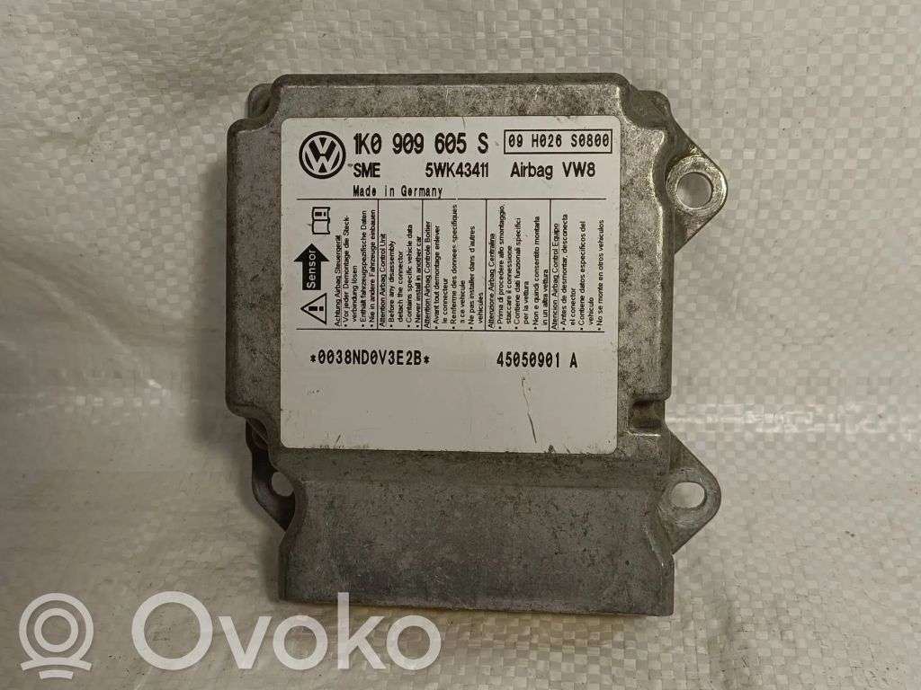 Skoda Octavia Mk2 (1Z) Unitate/modul de comandă airbaguri 