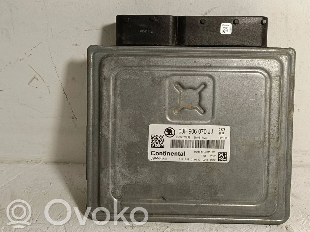 Engine control unit/module   03F907309AB,5WP44905,03F906070JJ