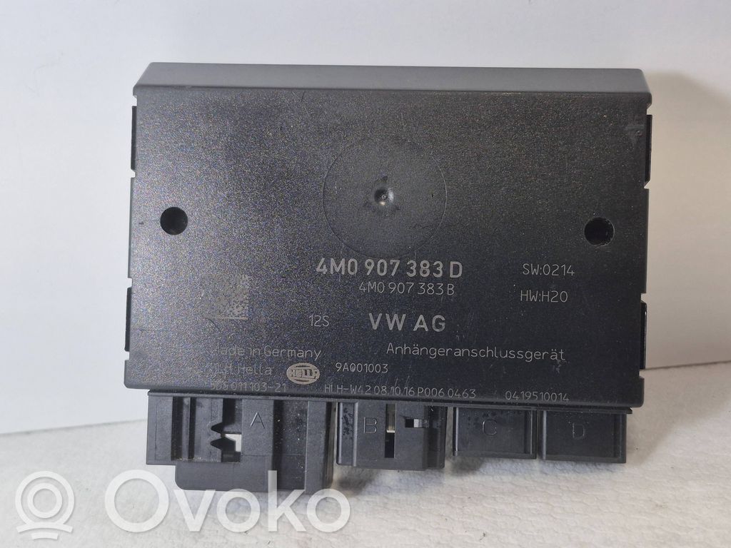 Tow bar trailer control unit/module   4M0907383D,4M0907383B