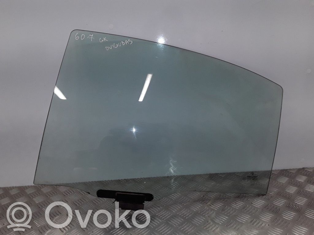Peugeot 607 Rear door window glass 