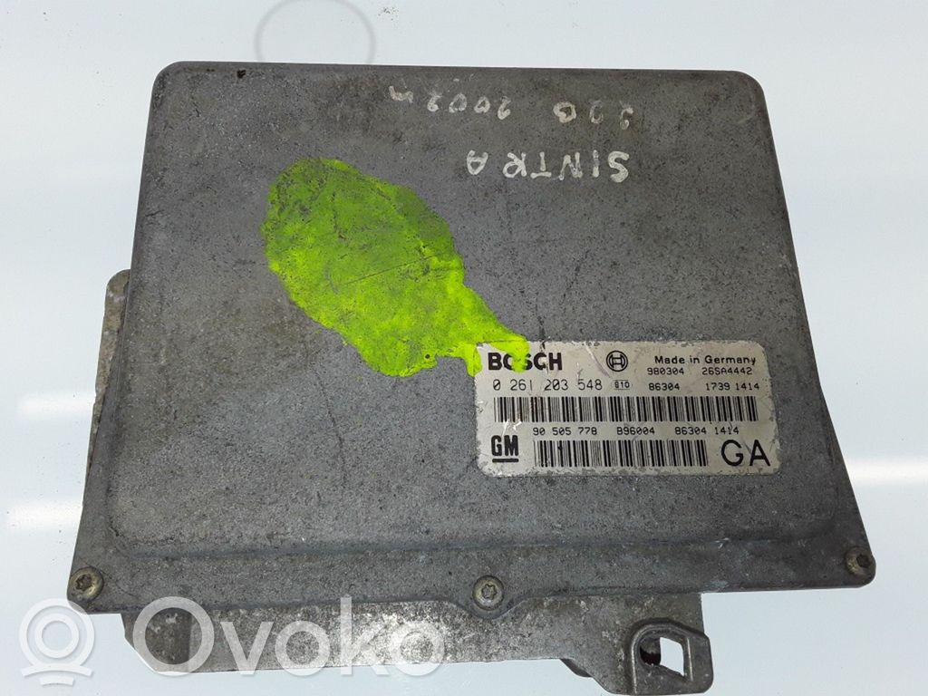 Opel Sintra Engine control unit/module 