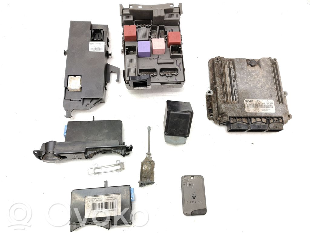 Renault Espace -  Grand espace IV Engine ECU kit and lock set 