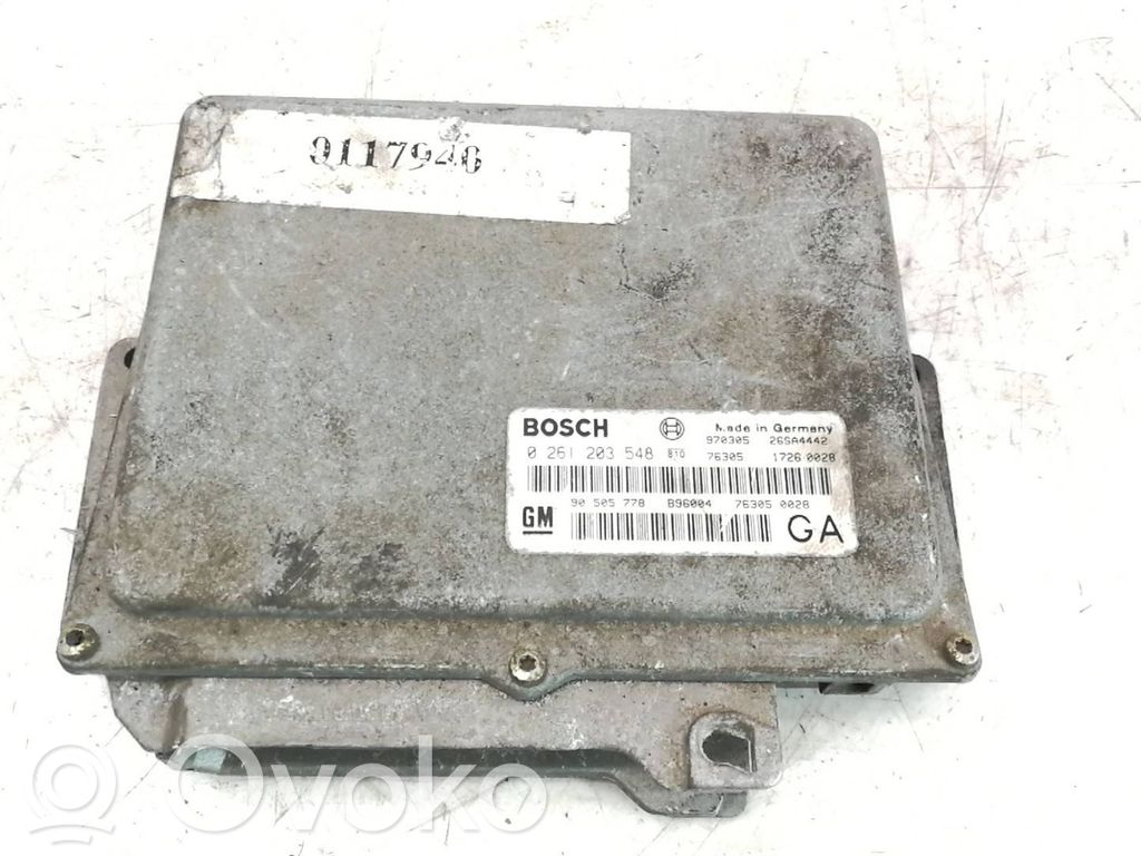 Engine control unit/module   90505778,26SA4442,0261203548