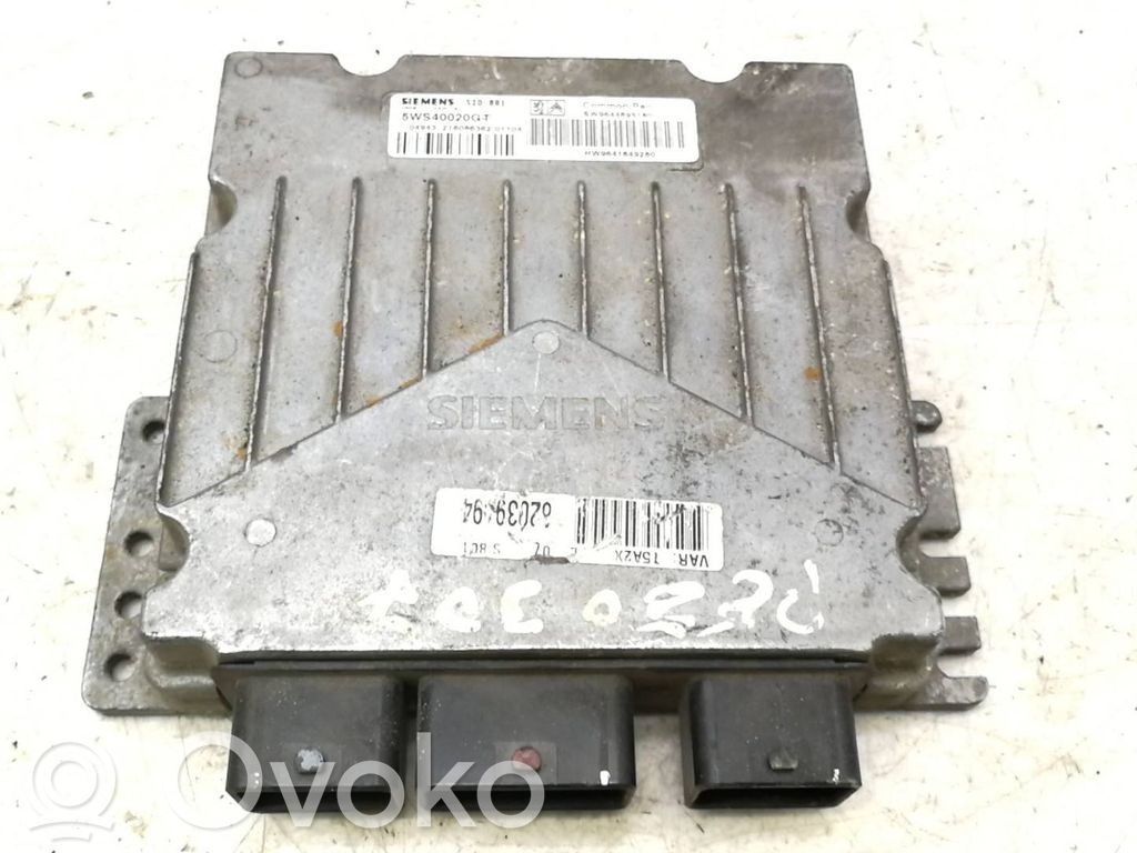 Engine control unit/module   5WS40020GT,9644895180,9641849280