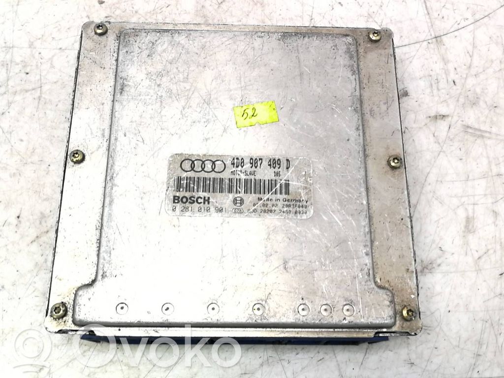Engine control unit/module   4D0907409D,28RTF048,0281010901