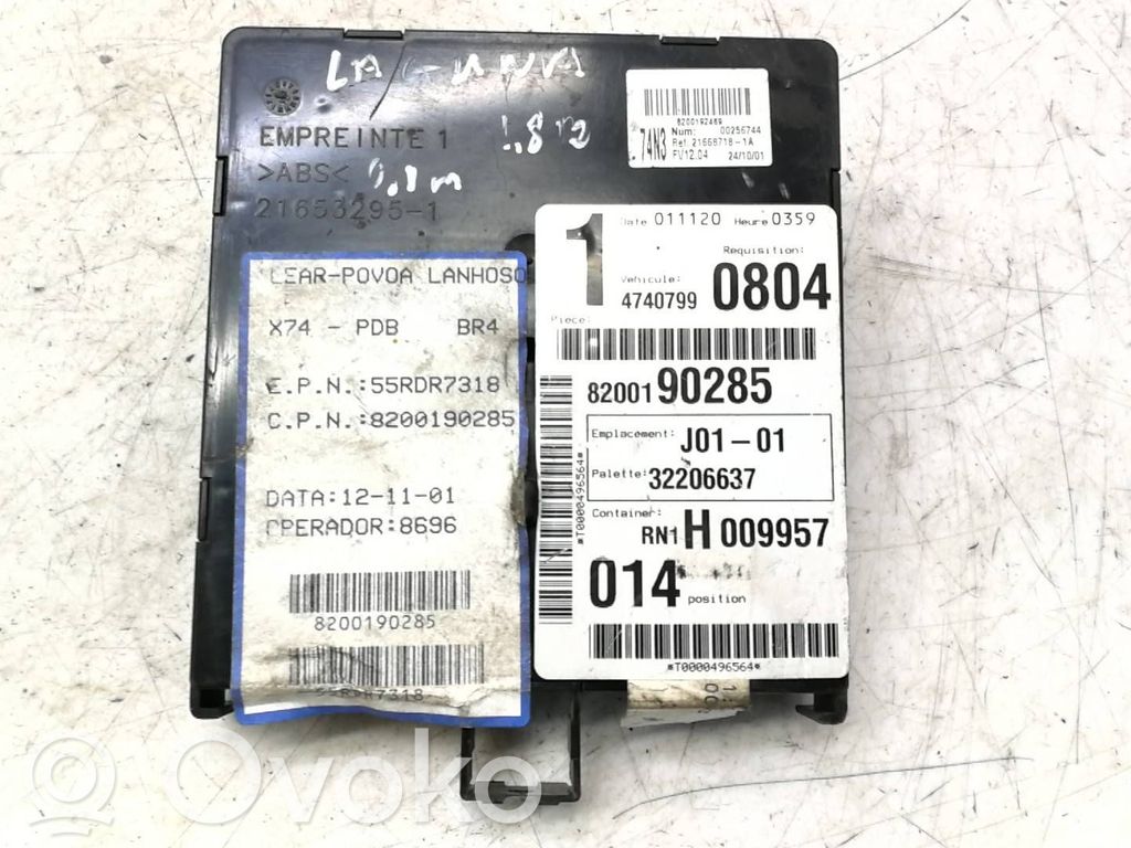 Renault Laguna II Módulo de fusible 