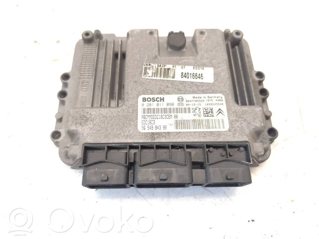 Peugeot 307 Engine control unit/module 
