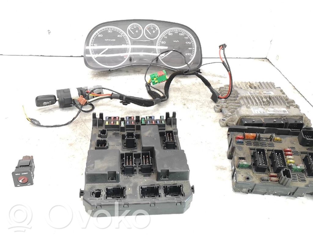 Peugeot 307 Engine ECU kit and lock set 