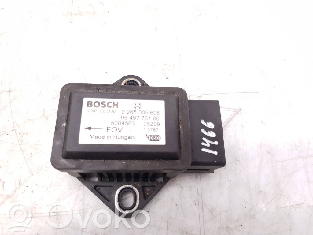 Peugeot 307 CC Capteur de vitesse de lacet d'accélération ESP 