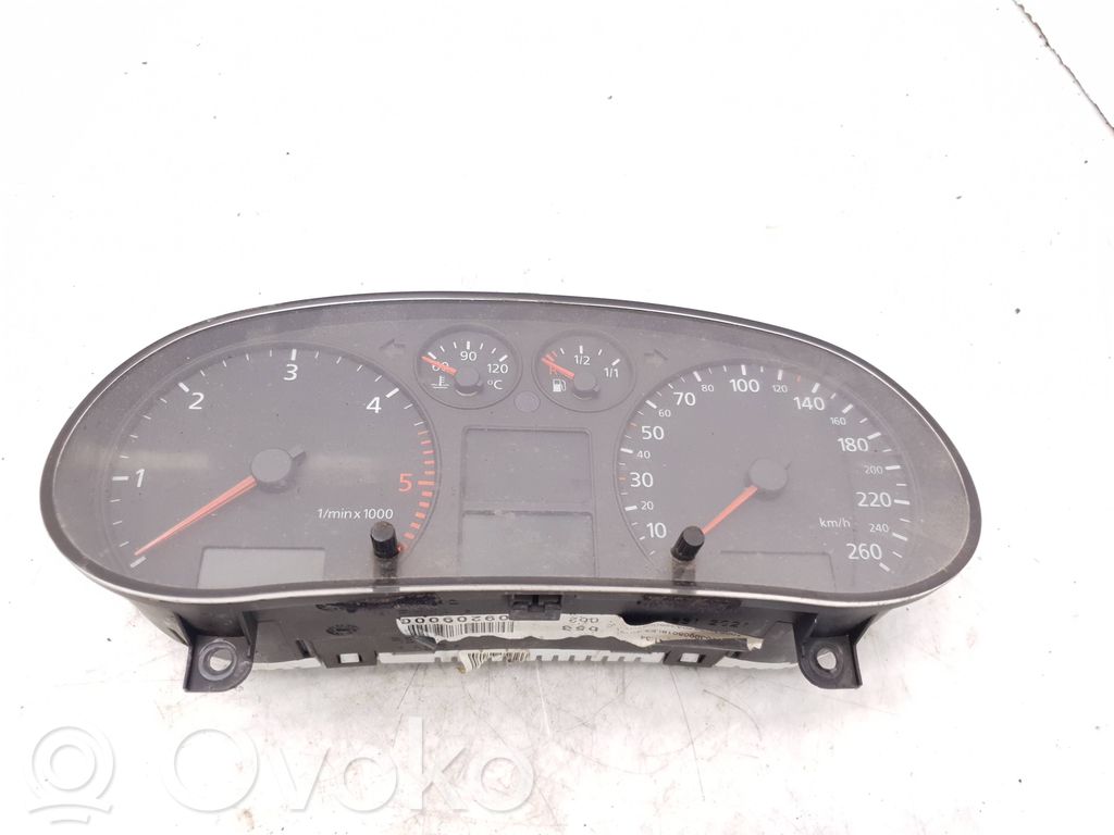 Audi A3 S3 8L Compteur de vitesse tableau de bord