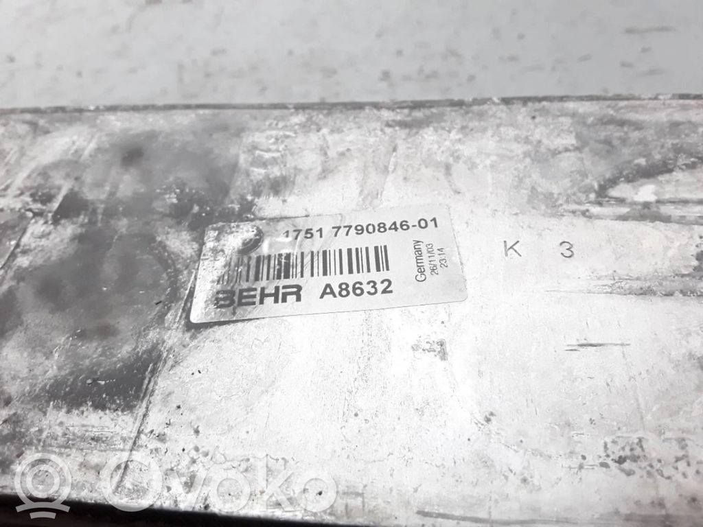 BMW 7 E65 E66 Intercooler radiator 