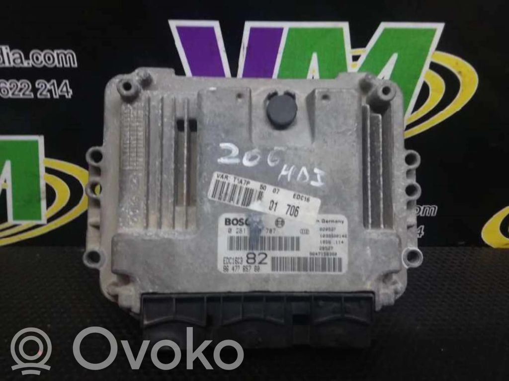 Engine control unit/module ECU   9647785780