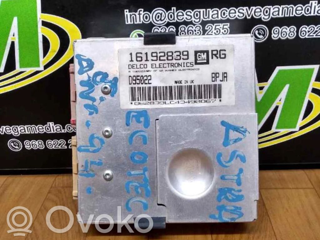 Engine control unit/module ECU   16192839