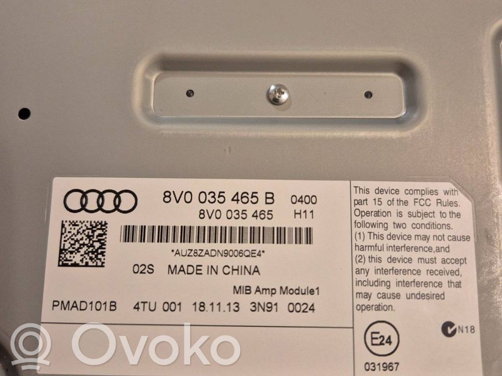 Audi A3 S3 8V Wzmacniacz audio 