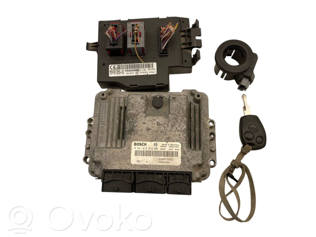 Renault Trafic II (X83) Juego de cerradura y set ECU del motor 