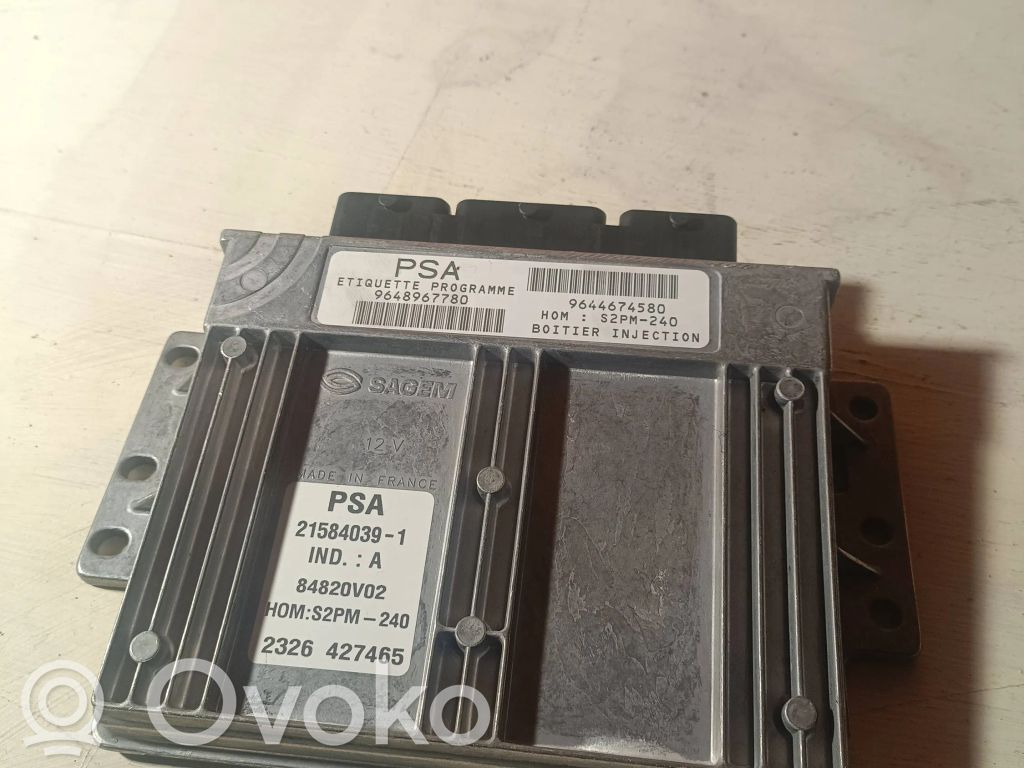 Citroen C5 Engine control unit/module 