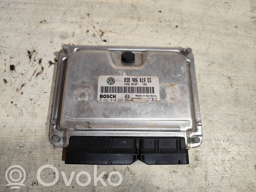 Skoda Superb B5 (3U) Engine control unit/module 
