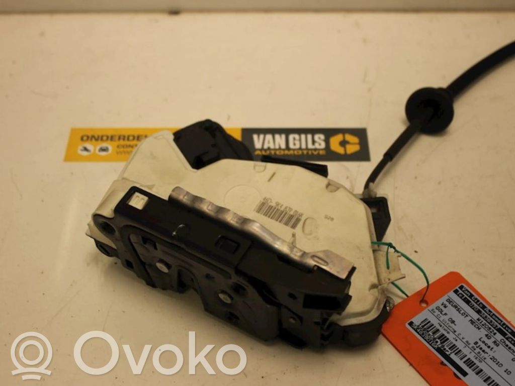 Volkswagen Golf VI Línea de cable de puerta trasera 