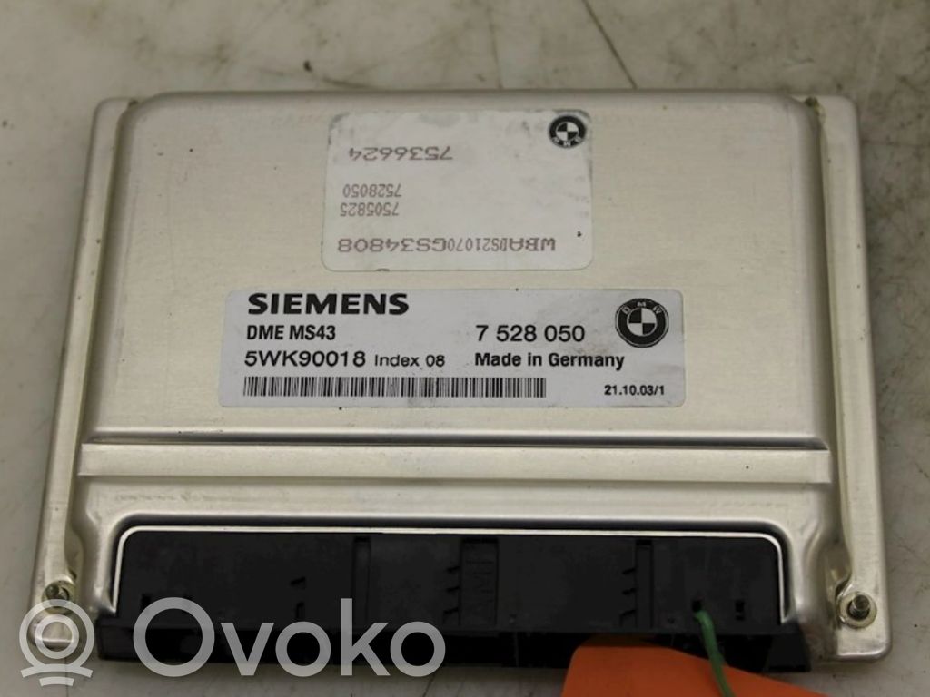 BMW 5 E39 Dzinēja vadības bloks 