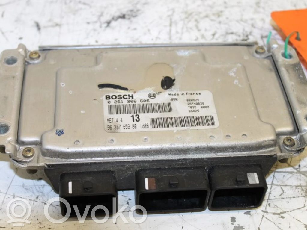 Engine control unit/module   0261206606,9638765980,00029,0261206606,08829,26FM0828,638765,9638765980