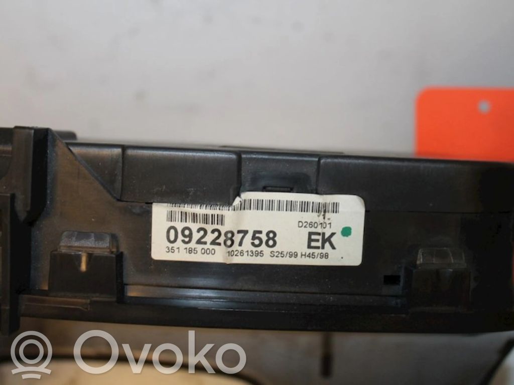 Nopeusmittari (mittaristo)   09228758EK,351185000,09228758EK,351185000