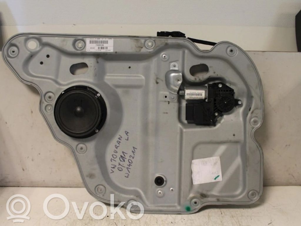 Volkswagen Touran II Alzacristalli manuale della portiera posteriore
