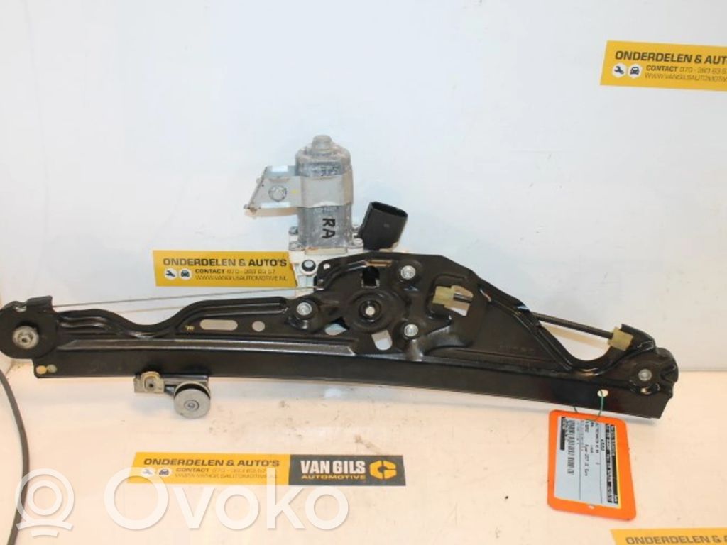 BMW 5 E60 E61 Regulador manual de la ventanilla trasera 