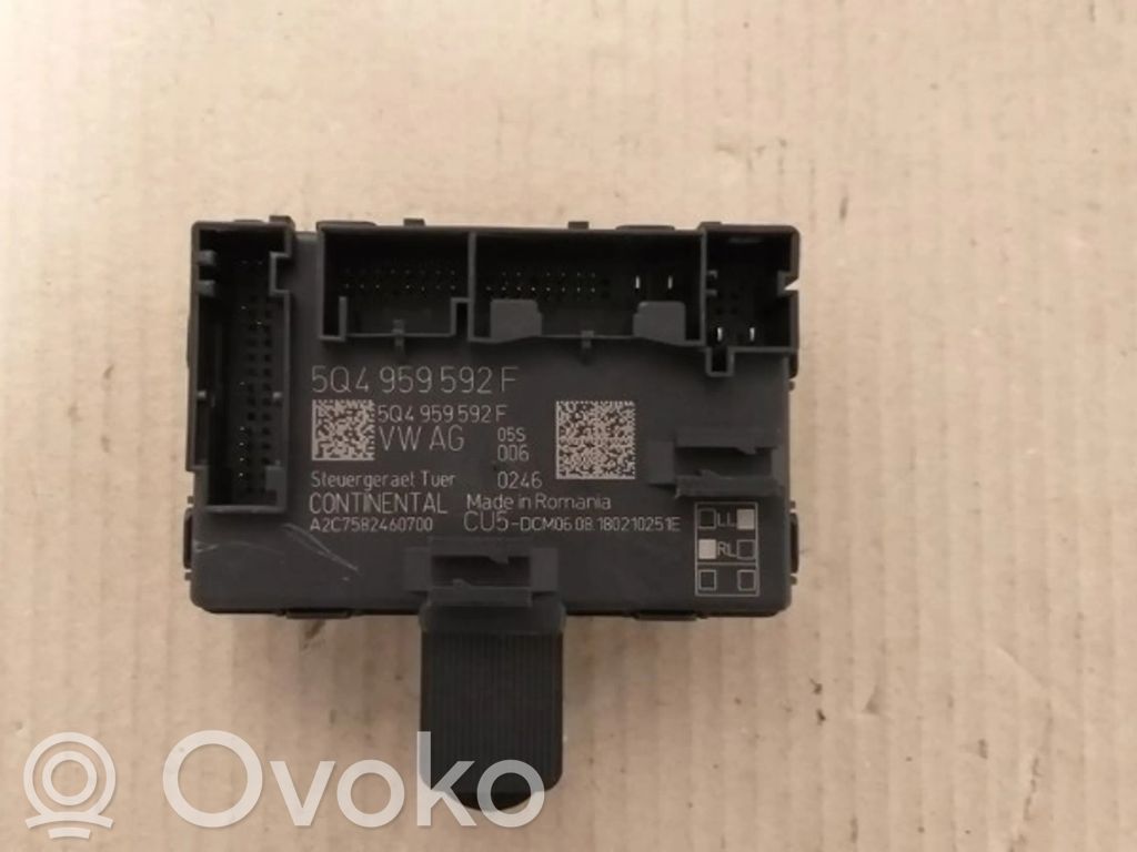 Volkswagen Golf VII Centralina/modulo chiusura centralizzata portiere 