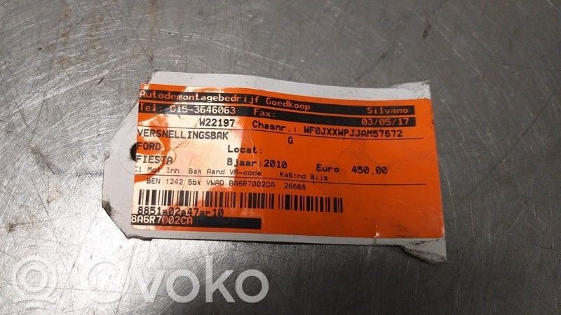 Ford Fiesta Manualna 5-biegowa skrzynia biegów 