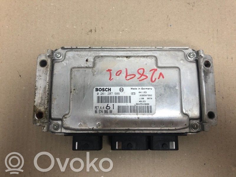 Engine control unit/module   0261207686,9657498680,0261207686,9657498680